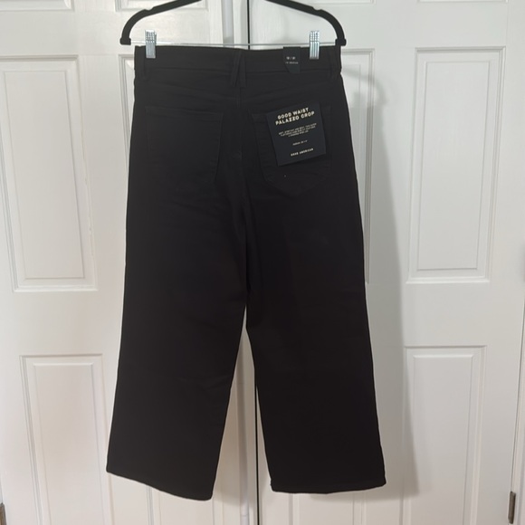 NWT GOOD AMERICAN GOOD WAIST CROPPED PALAZZO NEVER FADE JEANS SIZE 12 & Size 20 - Picture 9 of 10